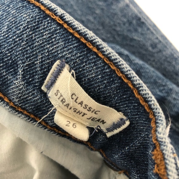 Madewell Classic Straight Jeans Coldbrook Wash 26 - Picture 5 of 10